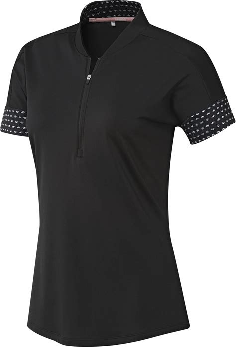 adidas poloshirt damen golf schwarz|adidas ladies golf polo shirts.